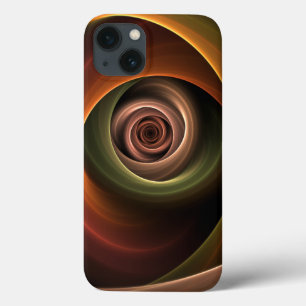 3D Spirale Abstrakt Warme Farben Modernes Fraktal  Case-Mate iPhone Hülle