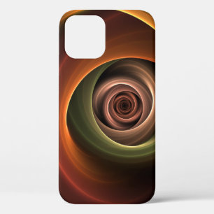 3D Spirale Abstrakt Warme Farben Modernes Fraktal Case-Mate iPhone Hülle