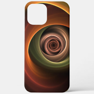 3D Spirale Abstrakt Warme Farben Modernes Fraktal Case-Mate iPhone Hülle