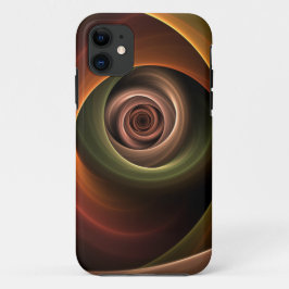 3D Spirale Abstrakt Warme Farben Modernes Fraktal  Case-Mate iPhone Hülle