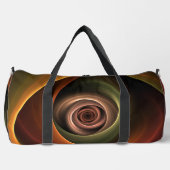 3D Spirale Abstrakt Warme Farben Modernes Fraktal  Duffle Bag (Vorderseite)