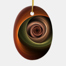 3D Spirale Abstrakt Warme Farben Modernes Fraktal