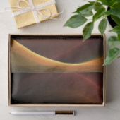 3D Spirale Abstrakt Warme Farben Modernes Fraktal Seidenpapier (Geschenk)