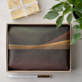 3D Spirale Abstrakt Warme Farben Modernes Fraktal Seidenpapier (Geschenk)