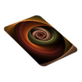 3D-Spirale Abstrakte Warme Farben Moderne Fraktal- Magnet (Rechte Seite)