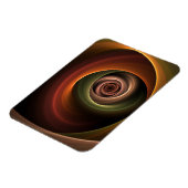 3D-Spirale Abstrakte Warme Farben Moderne Fraktal- Magnet (Linke Seite)