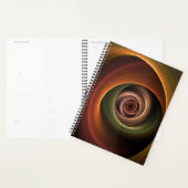 3D-Spirale Abstrakte Warme Farben Moderne Fraktal- Planer (Anzeige)
