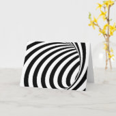 3D Spiralloch optische Illusion Karte (Gelbe Blume)