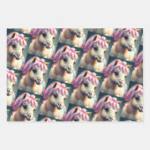 3D Spirit Pony 1 Geschenkpapier Set (Vorderseite 3)