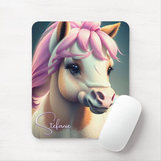 3D Spirit Pony 1 Mousepad (Mit Mouse)