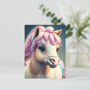 3D Spirit Pony 1 Postkarte