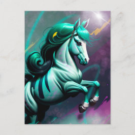 3D Spirit Pony 24 Postkarte