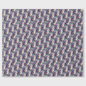 3D Spirit Pony 2 Geschenkpapier (Flach)