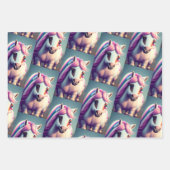 3D Spirit Pony 2 Geschenkpapier Set (Vorderseite 3)