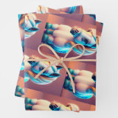 3D Spirit Pony 3 Geschenkpapier Set (Beispiel)