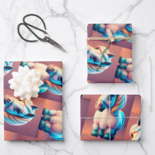 3D Spirit Pony 3 Geschenkpapier Set