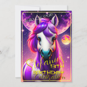 3D Spirit Pony 43 Einladung zum Geburtstag