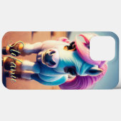 3D Spirit Pony 4 Case-Mate iPhone Hülle (Rückseite (Horizontal))