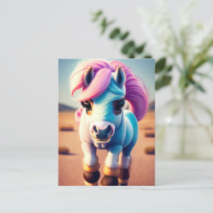 3D Spirit Pony 4 Postkarte