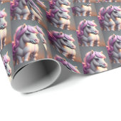 3D Spirit Pony 5 Geschenkpapier (Rolleneckpunkt)