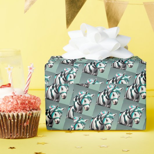 3D Spirit Pony 7 Geschenkpapier (Geburtstagsparty)