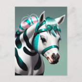 3D Spirit Pony 7 Postkarte (Vorderseite)