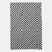 3d Square Illusion Muster Geschirrtuch (Vertikal)