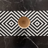 3d Square Illusion Muster Kurzer Tischläufer