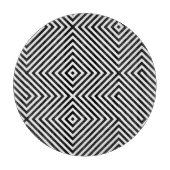 3d Square Illusion Muster Schneidebrett (Vorderseite)