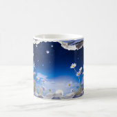 3D Starry Night Design Kaffeetasse (Mittel)