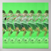 3D Stereogram Soccer Poster (Vorne)