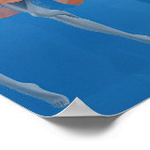 3D-Stereogramm-Tänzer-Plakat Poster (Ecke)