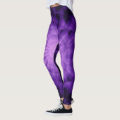 3D-Sternenlicht, violetter Duschvorhang Wash Tuch Leggings (Links)