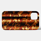 3D Stilvolle Bronze Woodland Camouflage Case-Mate iPhone Hülle (Rückseite (Horizontal))