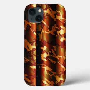 3D Stilvolle Bronze Woodland Camouflage Case-Mate iPhone Hülle