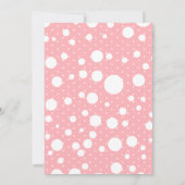 3D Strawberry Berry Erste Geburtstagsparty Einladung (Rückseite)