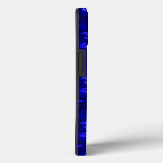 3D Stylish Blue Woodland Camouflage Case-Mate iPhone Hülle (Rückseite / Rechts)