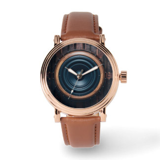 3D Subwoofer Holzschliff Armbanduhr