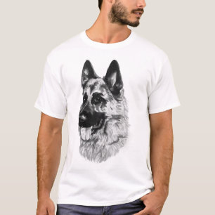 3d-T - Shirt-Grafikdesign mit Hundefell T-Shirt