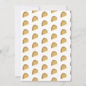 3D-Taco-Party-Geschlechterenthüllung Er oder Sie E Einladung (Rückseite)