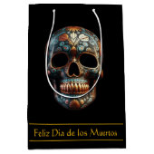 3D Tag des Toten Schädels, Brauch Mittlere Geschenktüte (Vorderseite)