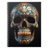 3D Tag des Toten Schädels Notizblock (Vorderseite)