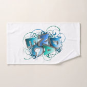 3D-Tanz (Frühjahr) Badhandtuch Set (Handtuch)