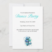 3D Tanz (Frühjahr) Einladung (Rückseite)