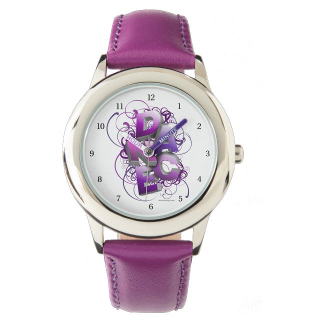 3D-Tanz (Herbst) Armbanduhr (Vorderseite)