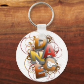 3D-Tanz (Herbst) Schlüsselanhänger (Vorderseite)