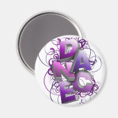 3D-Tanz (Sommer) Magnet (Vorderseite/Rückseite)