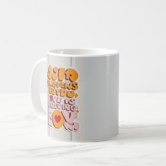 3D-Tasse Kaffeetasse (Vorderseite Links)