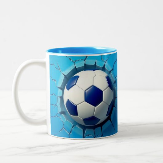 3D-Tasse-Verpackung, 3D-Design-Tasse Zweifarbige Tasse (Links)