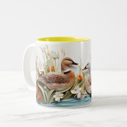 3D-Tasse Zweifarbige Tasse (Vorderseite Links)